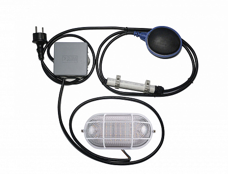 Сигнализация: строб-лампа с поплавковым выключателем
